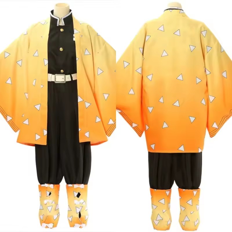 Anime Agatsuma Zenitsu Cosplay - Men'S Kimono Accessories review and price