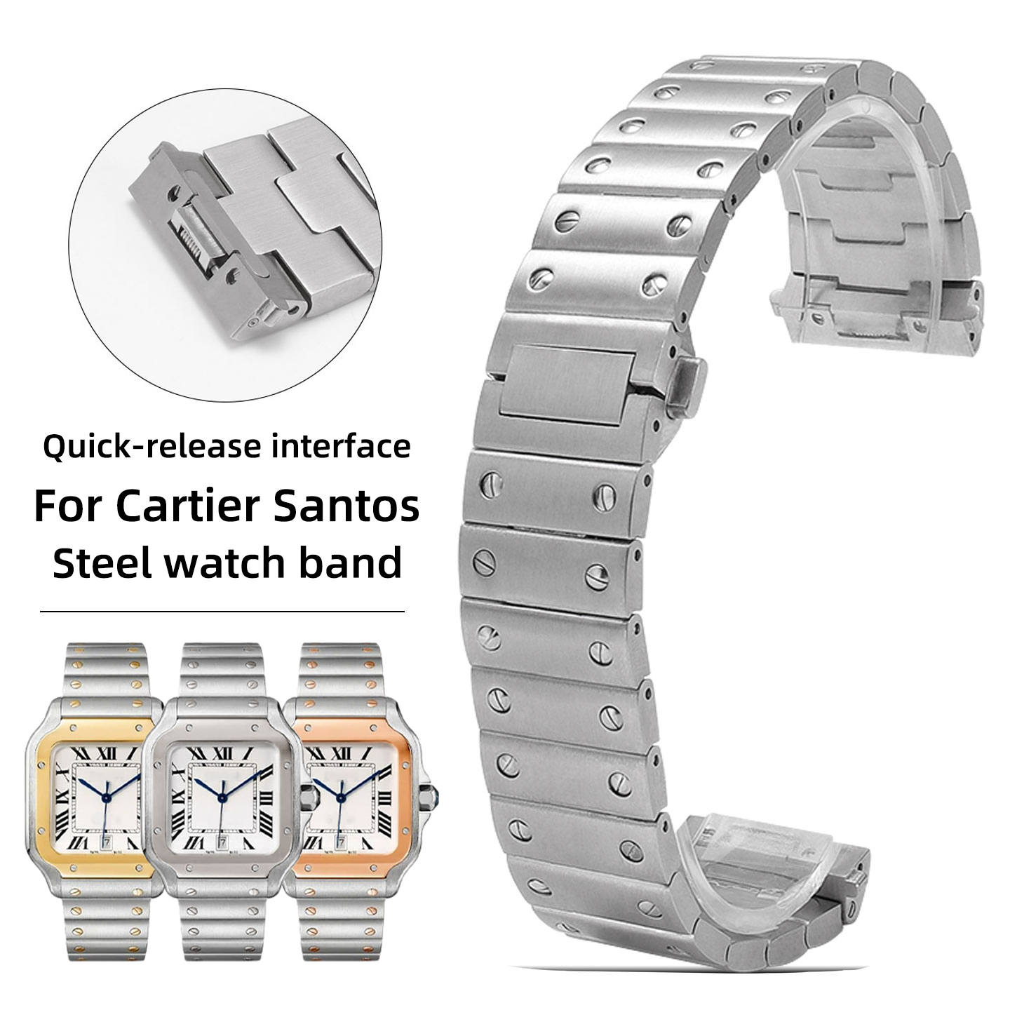 21mm Stainless Steel Bracelet  - Men'S Accessories Cartier review and price