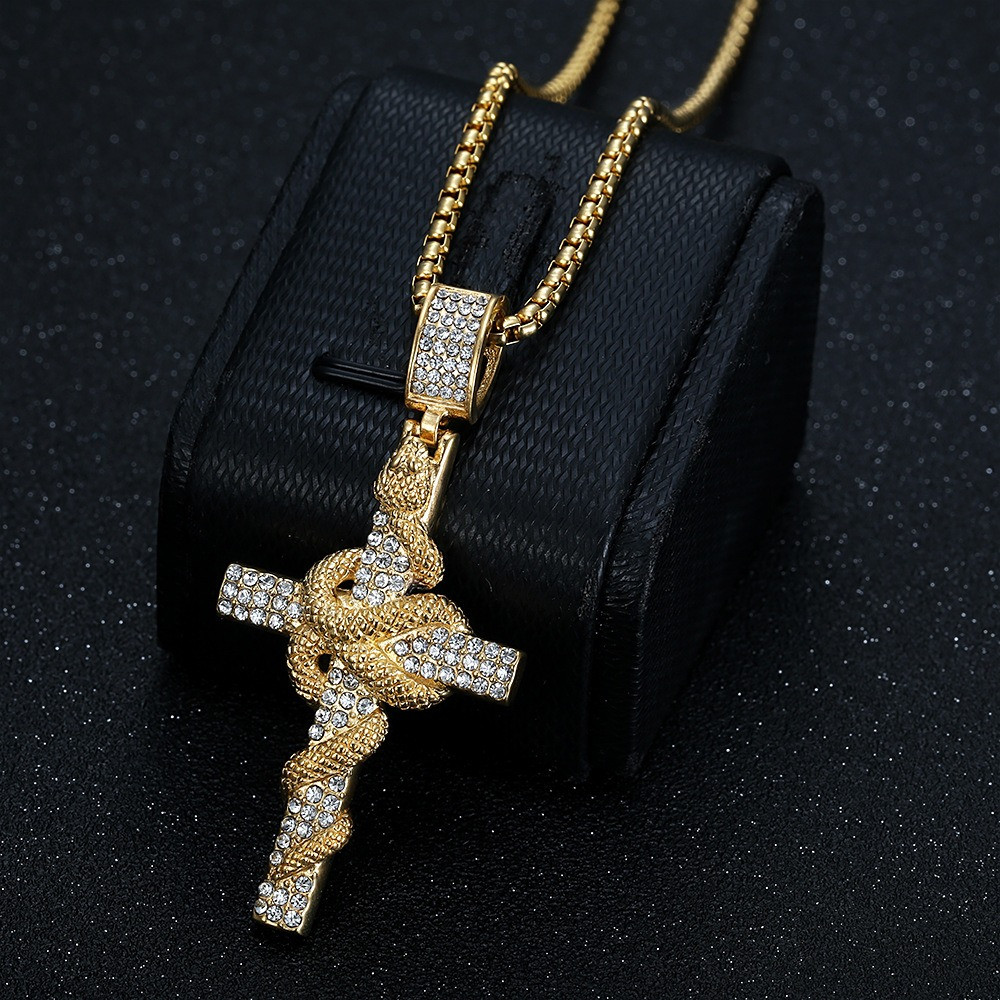 Snake Pattern Carved Stainless - Men Accessories All review and price